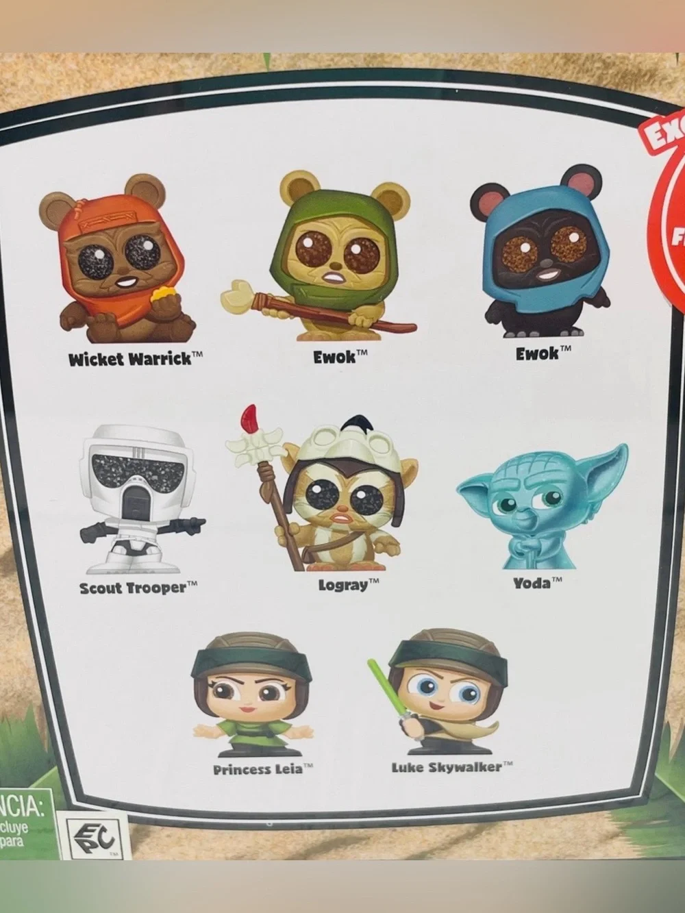 Disney DOORABLES Star Wars EWOK VILLAGE Collection Peek 8 Figures NEW